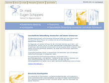 Tablet Screenshot of dr-schippers.de